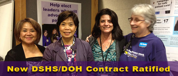 DSHS/DOH members ratify new contract!
