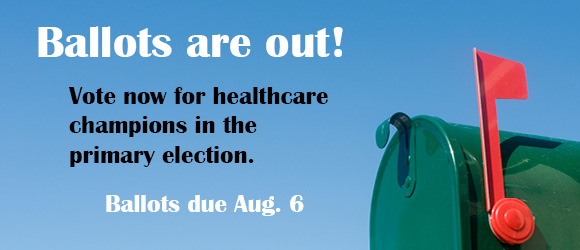 Mail your ballot for our patients and our families