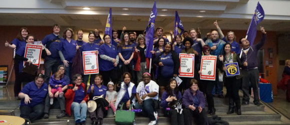 Hospital and clinic workers unite for $15/hour