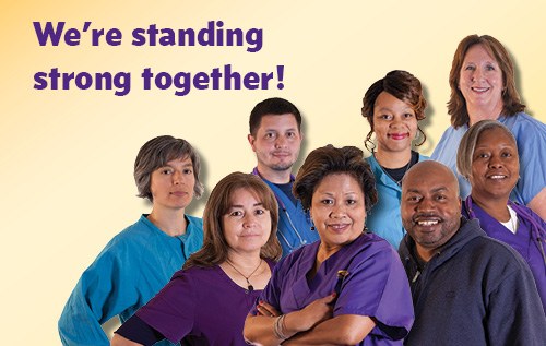 We’re standing strong together!