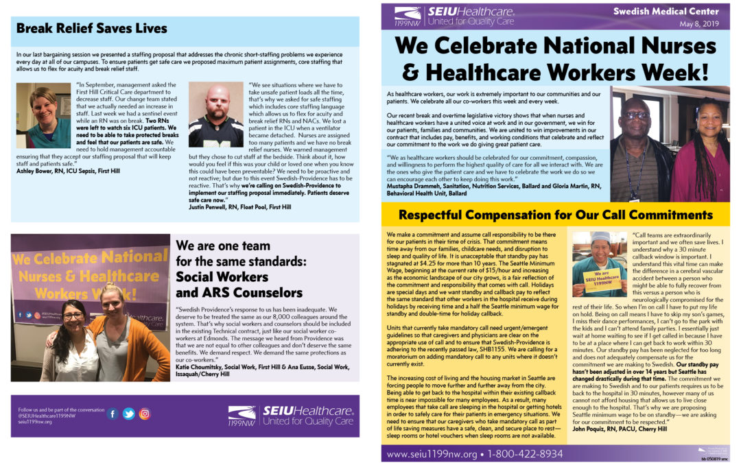 We Celebrate National Nurses & Healthcare Workers Week!