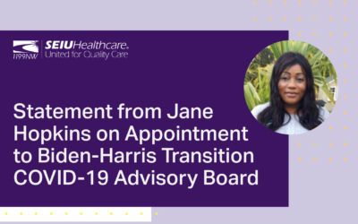 Statement from Jane Hopkins on Appointment to Biden-Harris Transition COVID-19 Advisory Board