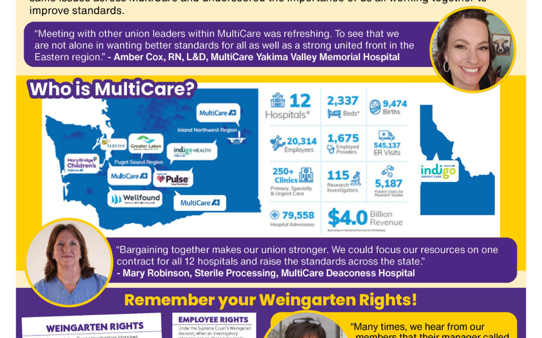 We’re Standing Together to Build Power Across MultiCare Health Systems