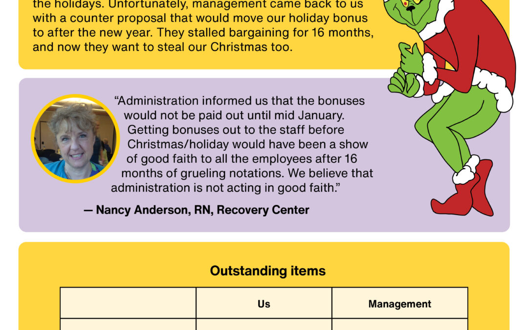 Management Grinch’d Our Bonuses!