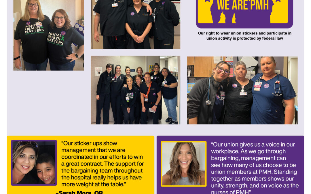 Prosser Memorial Health: We are Building our Strength for a Great Contract for US All!