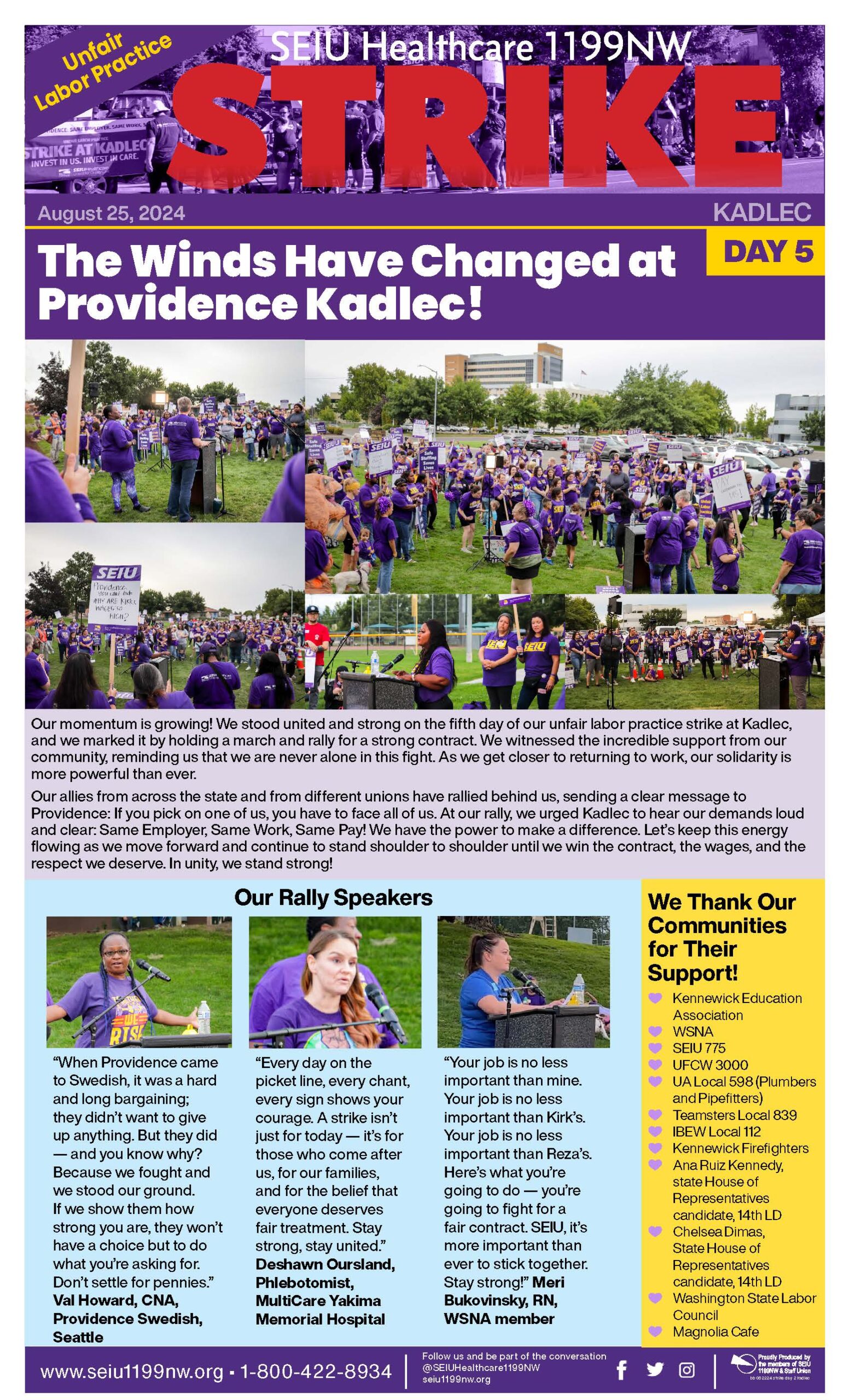 The Winds Have Changed at Providence Kadlec!