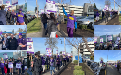 MultiCare Auburn Medical Center: We Celebrated MLK Jr. Day Through Unity and Action at our Informational Picket